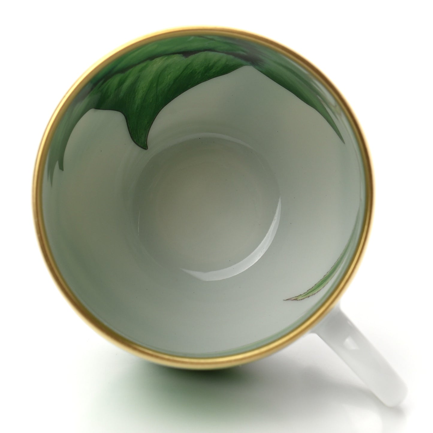 Porcelain Passifolia Coffee Cup And Saucer Set of 2