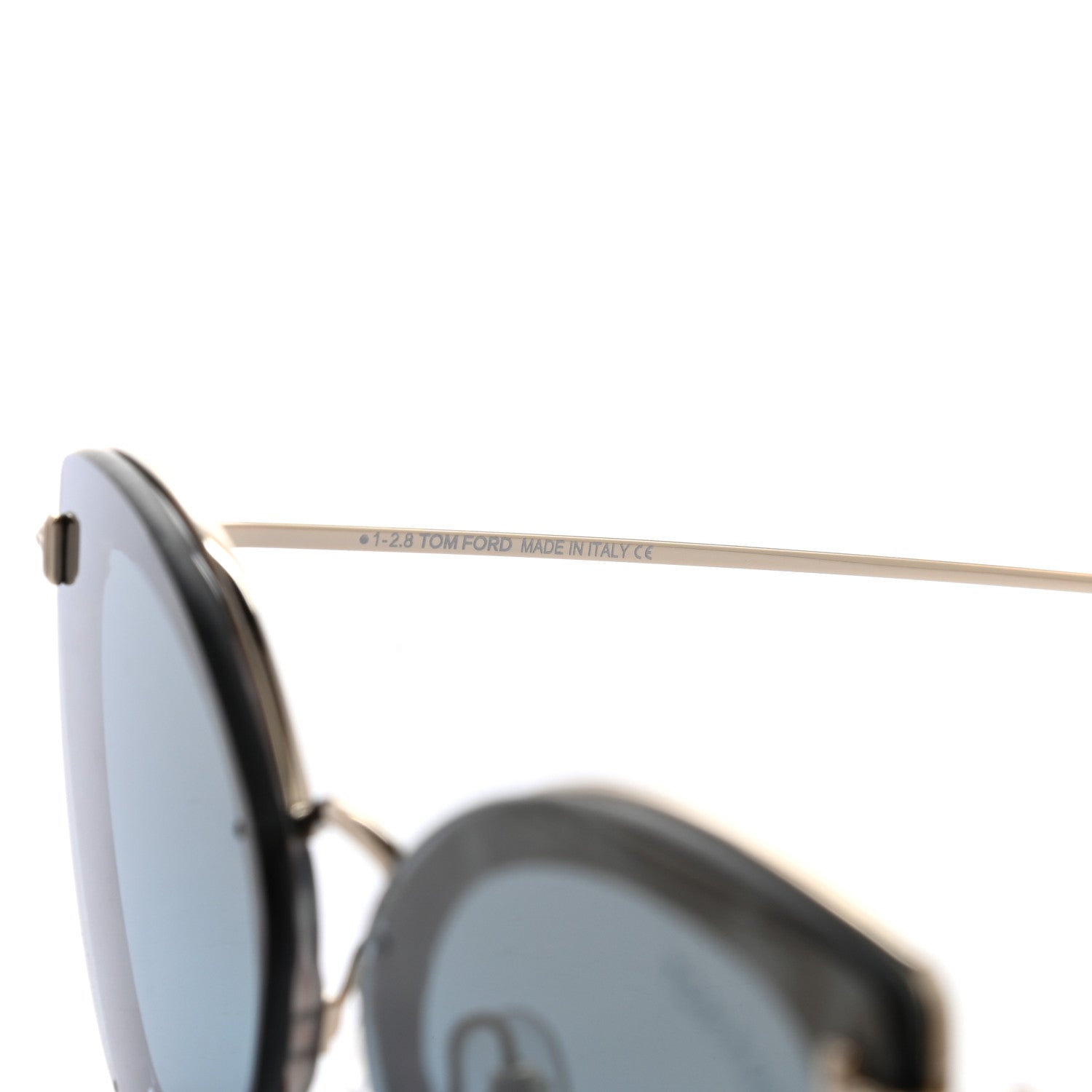 Tom Ford Charlotte Sunglasses TF657 Blue Havana 6 of 6