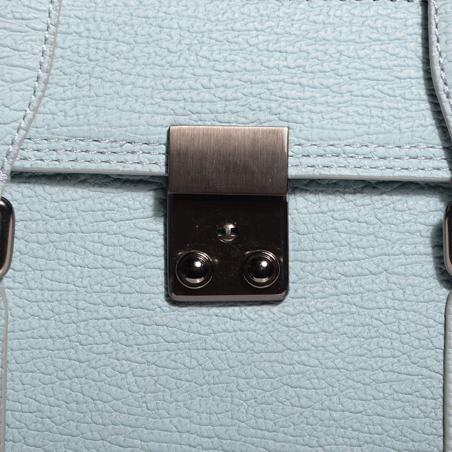 3.1 Leather Large Pashli Satchel Light Blue