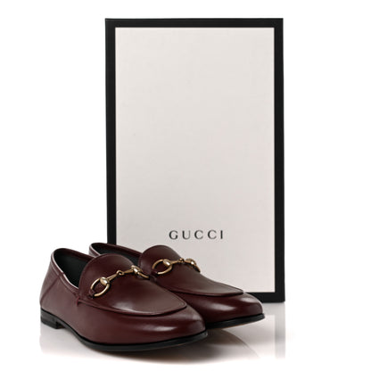 Gucci Lambskin Womens Brixton Horsebit Loafers 35.5 Vintage Bordeaux 9 of 9