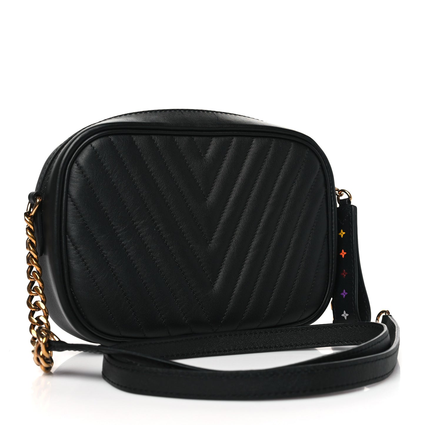 Calfskin New Wave Camera Bag Black