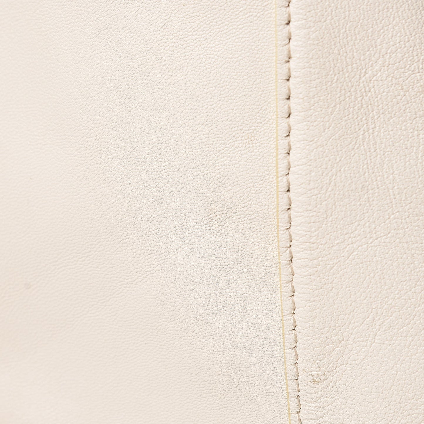 Lambskin Vertical Bi-Cabas White Sun Yellow