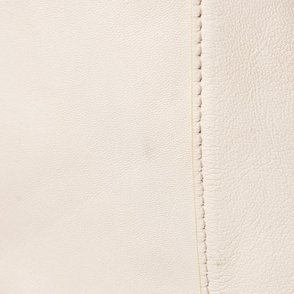 Celine Lambskin Vertical Bi-Cabas White Sun Yellow 15 of 29