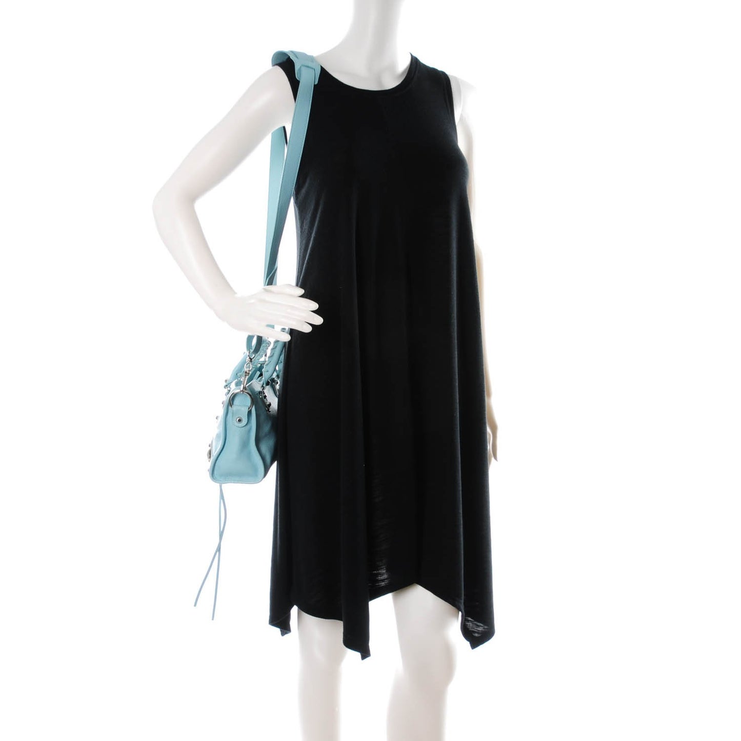Chevre Silver Metallic Edge Hardware Classic Hardware Mini City Bleu Maldives