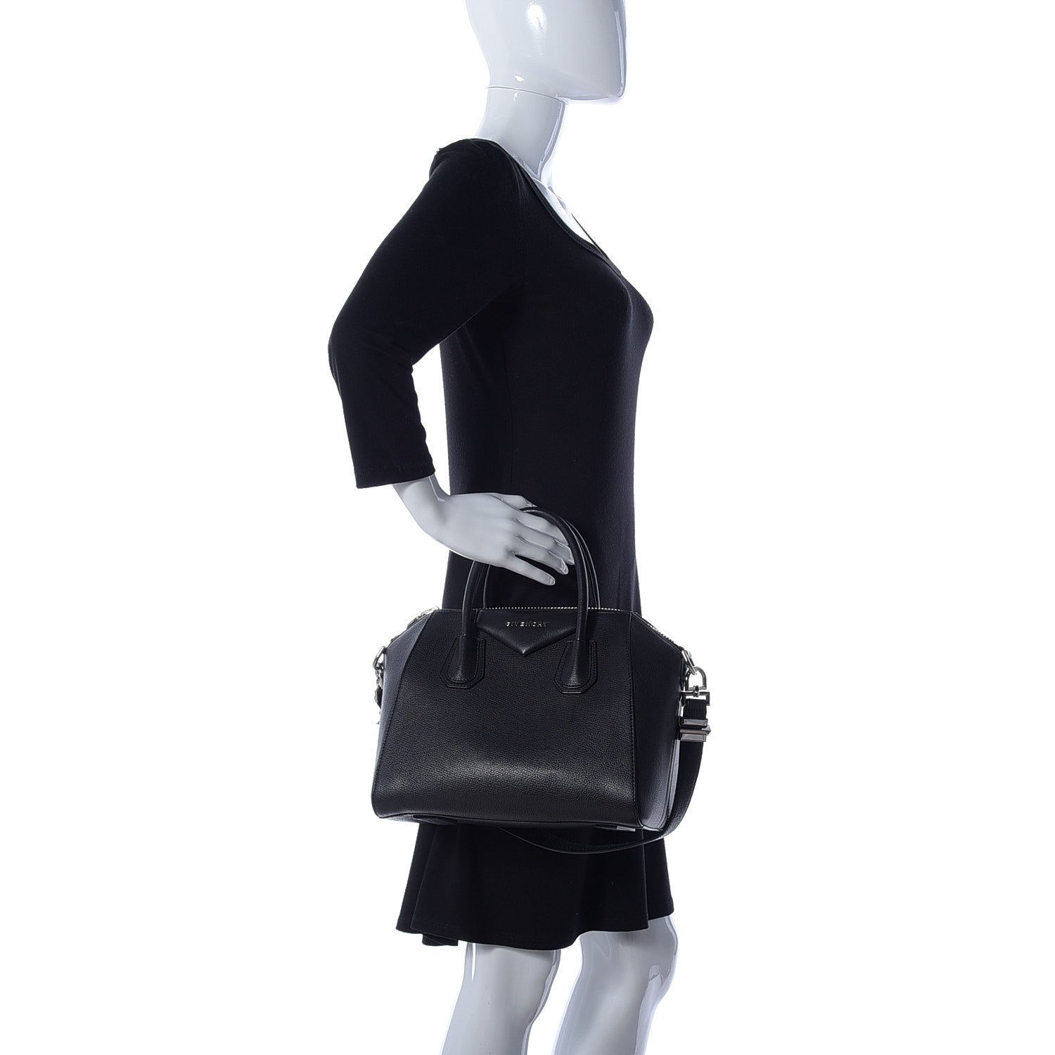 Givenchy Sugar Goatskin Small Antigona Black 3 of 10