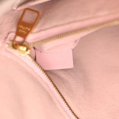 Louis Vuitton Damier Ebene Caissa Hobo Rose Ballerine 7 of 13