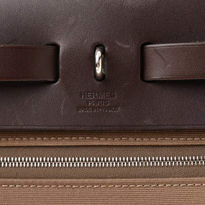 Hermes Vache Hunter Toile Herbag Zip 31 PM Etoupe Ebene 7 of 15