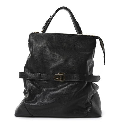 Burberry Grainy Calfskin Larsen Shoulder Bag Black 1 of 11