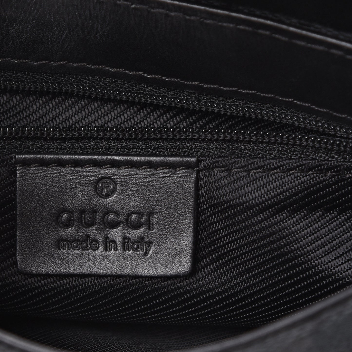 GG Monogram Web Flight Belt Bag Black