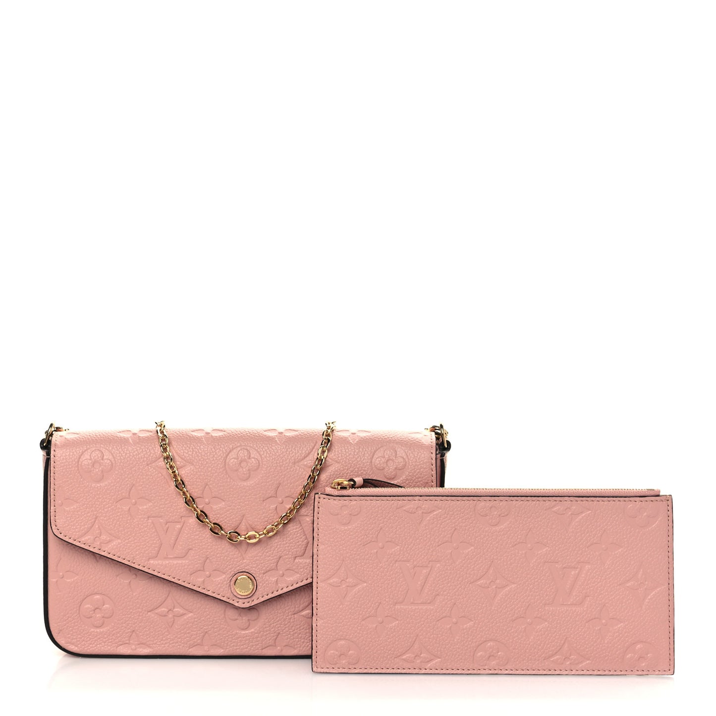 Empreinte Pochette Felicie Chain Wallet Rose Poudre