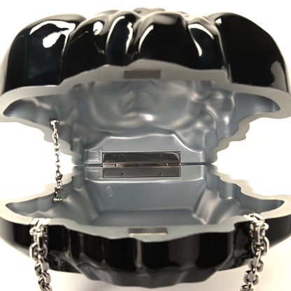 Versace Medusa Head Chain Clutch Black Silver 4 of 4