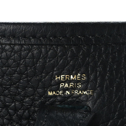 Hermes Taurillon Clemence Evelyne TPM Black 6 of 10