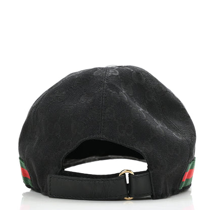 Gucci Monogram Web Baseball Hat Black 5 of 9