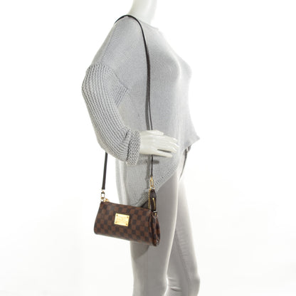 Louis Vuitton Damier Ebene Eva Clutch 2 of 7