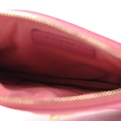 Chanel Sheepskin Quilted Small Vintage Mademoiselle Cosmetic Case Dark Pink 5 of 8