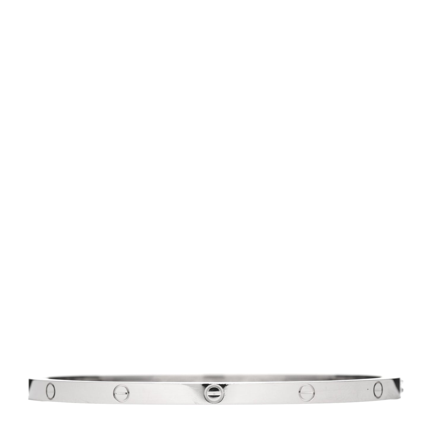 18K White Gold Small LOVE Bracelet 18