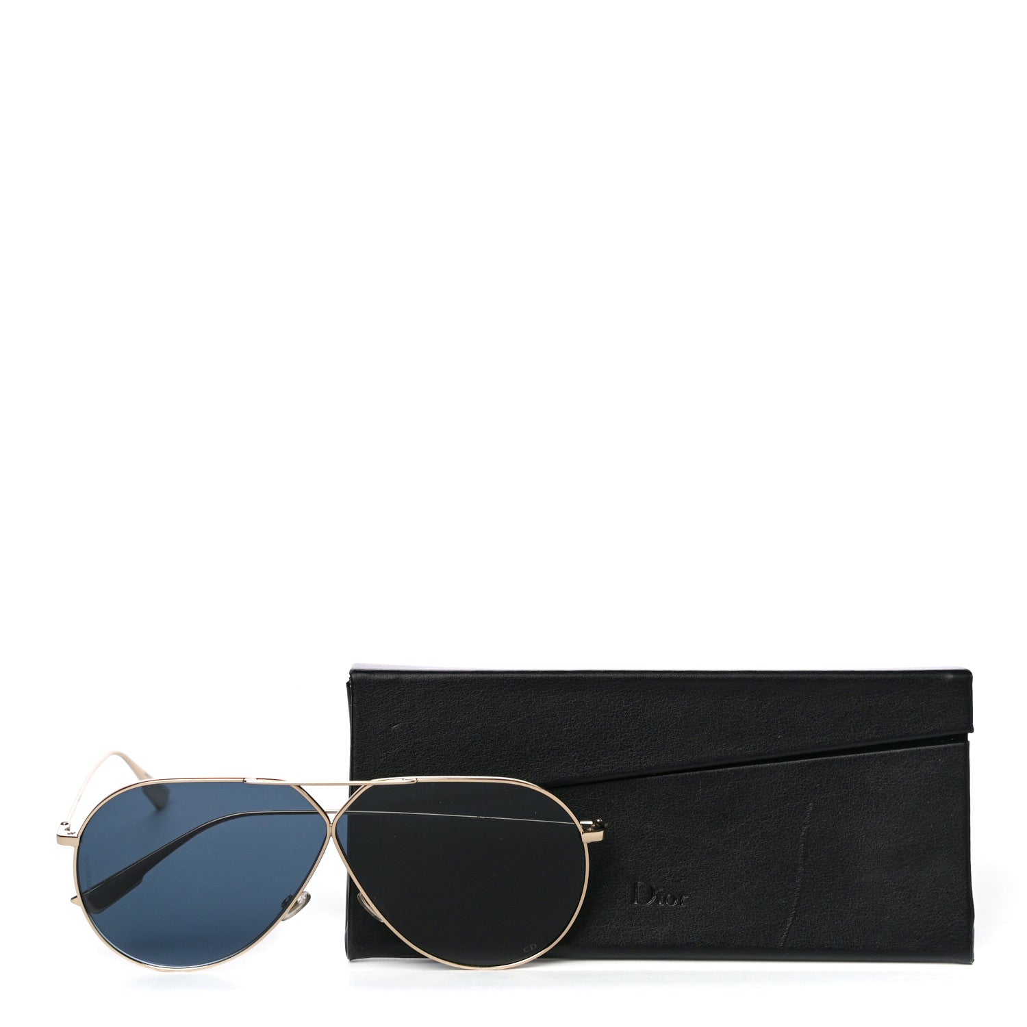 Christian Dior Metal Stellaire 3 Sunglasses Gold Blue 9 of 9