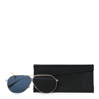 Christian Dior Metal Stellaire 3 Sunglasses Gold Blue 9 of 9