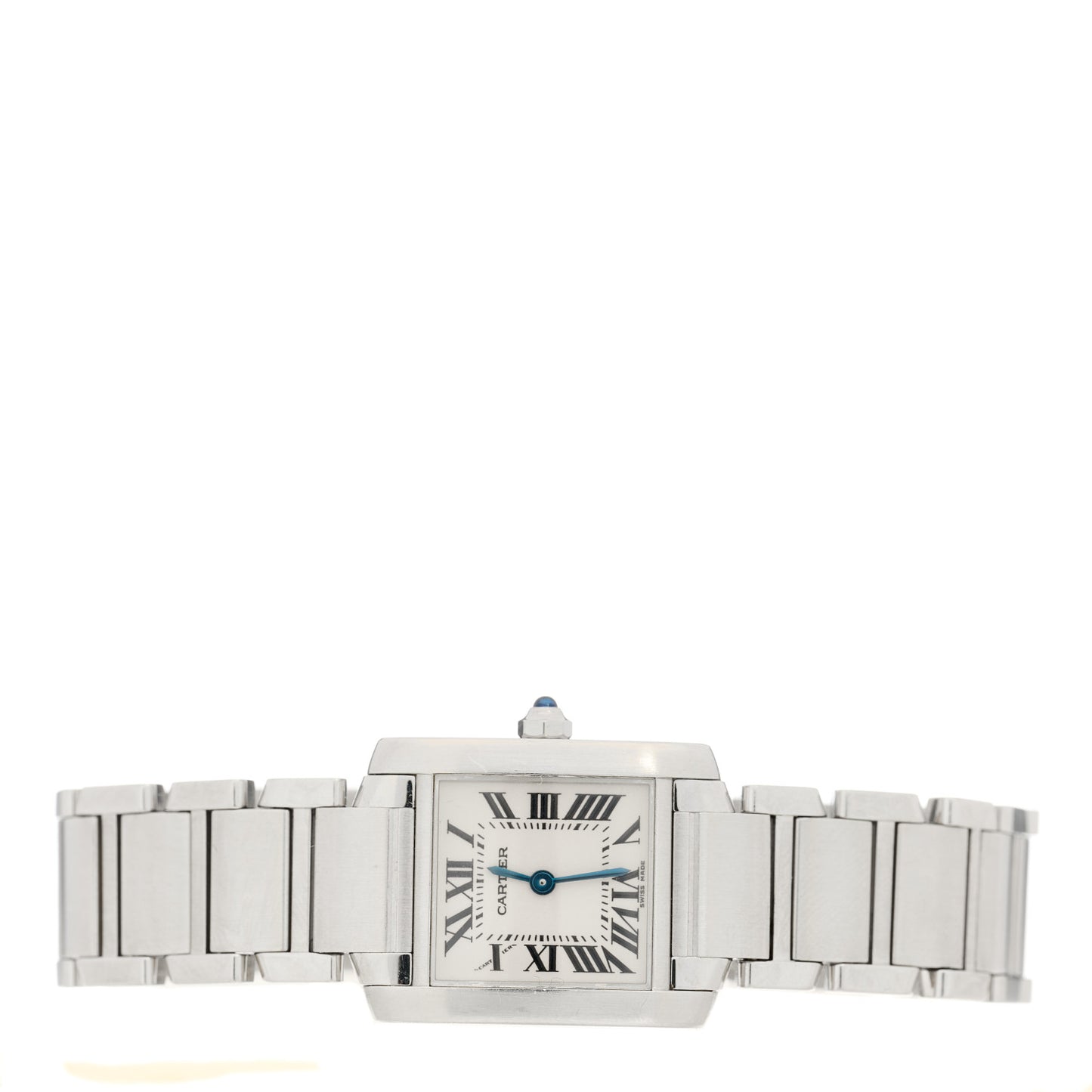 Stainless Steel 20mm Tank Francaise Quartz Watch