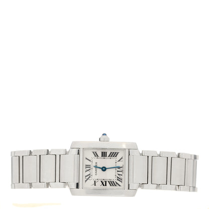 Cartier Stainless Steel 20mm Tank Francaise Quartz Watch 2 of 4