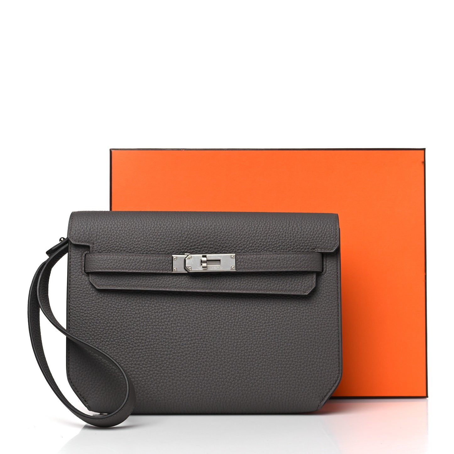 Togo Kelly Depeches 25 Pouch Etain