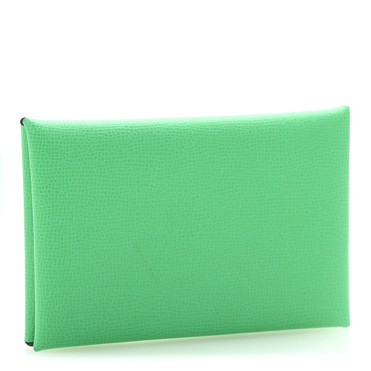Madame Calfskin Calvi Card Case Menthe