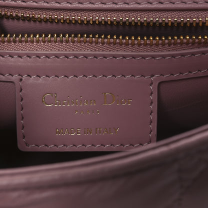 Christian Dior Lambskin Macrocannage Small Dior Caro Bag Pink 6 of 11