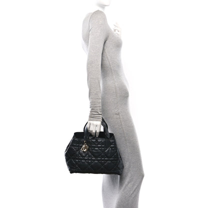 Christian Dior Calfskin Macrocannage Medium Toujours Black 2 of 11
