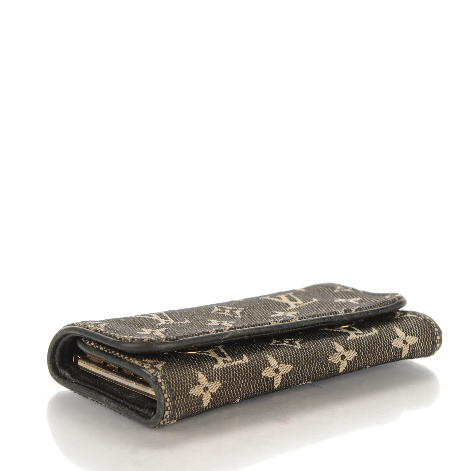 Louis Vuitton Mini Monogram 4 Key Multicles Holder Black 4 of 7