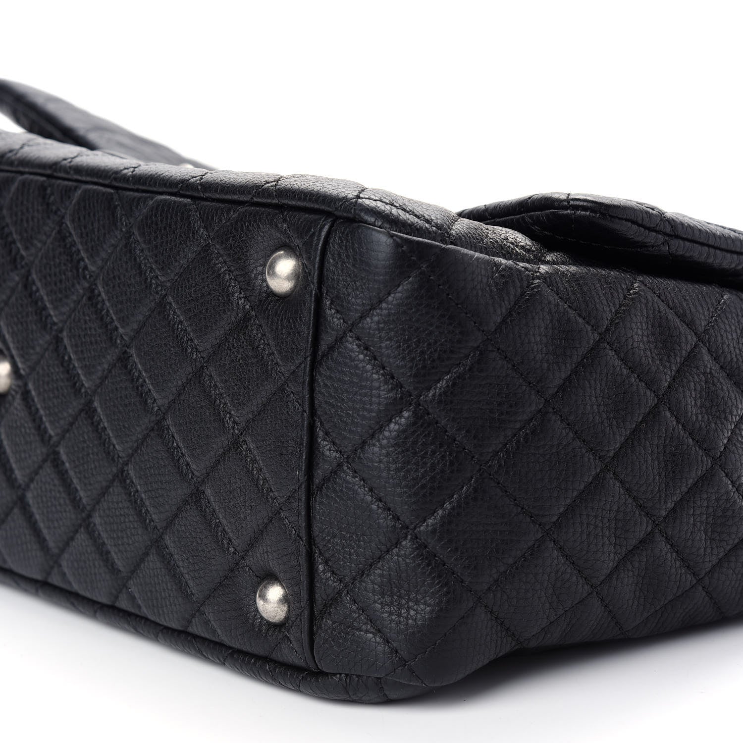 Chanel Calfskin Quilted XXL Travel Flap Bag Black 9 of 9