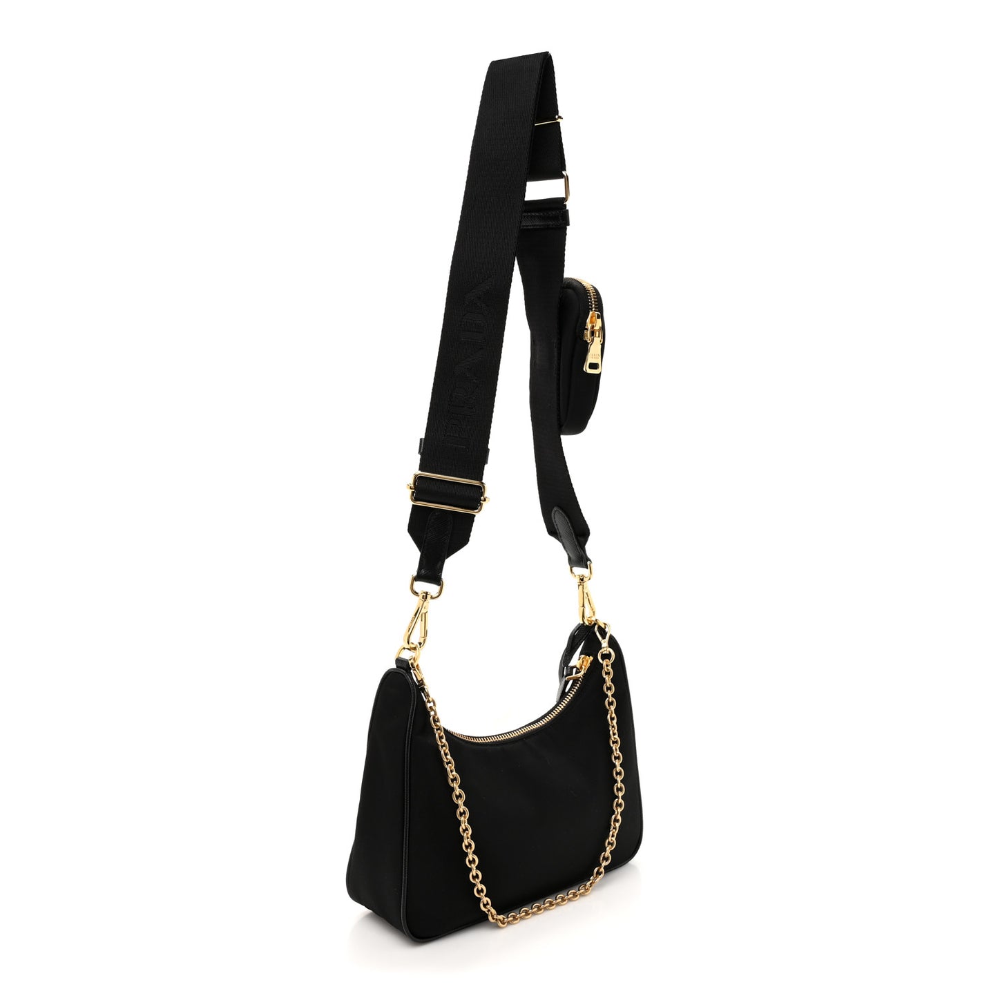 Nylon Re-Edition 2005 Shoulder Bag Black
