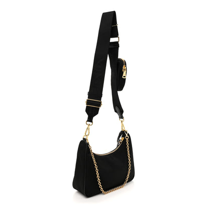 Prada Nylon Re-Edition 2005 Shoulder Bag Black 3 of 9