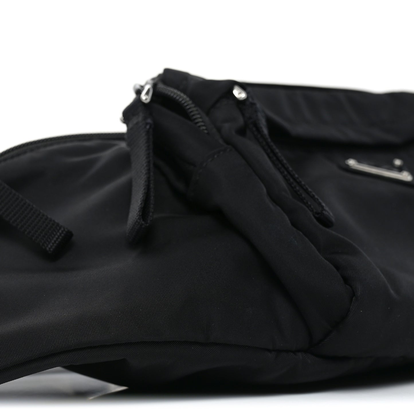 Tessuto Nylon Montagna Belt Bag Black