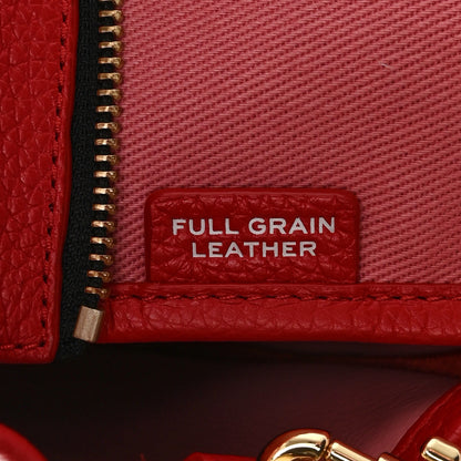 Marc Jacobs Grained Calfskin Small The Tote Bag True Red 7 of 18