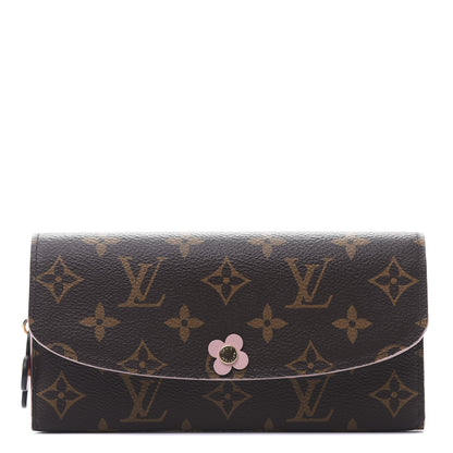 Louis Vuitton Monogram Bloom Flower Emilie Wallet 1 of 7
