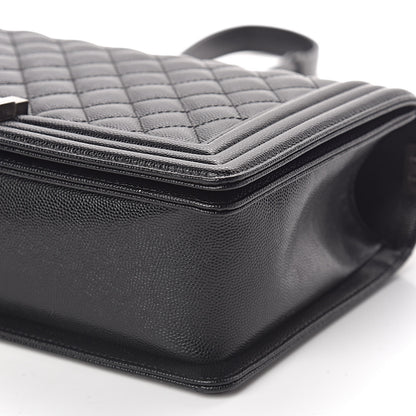 Chanel Caviar Quilted New Medium Boy Flap Black 9 of 11