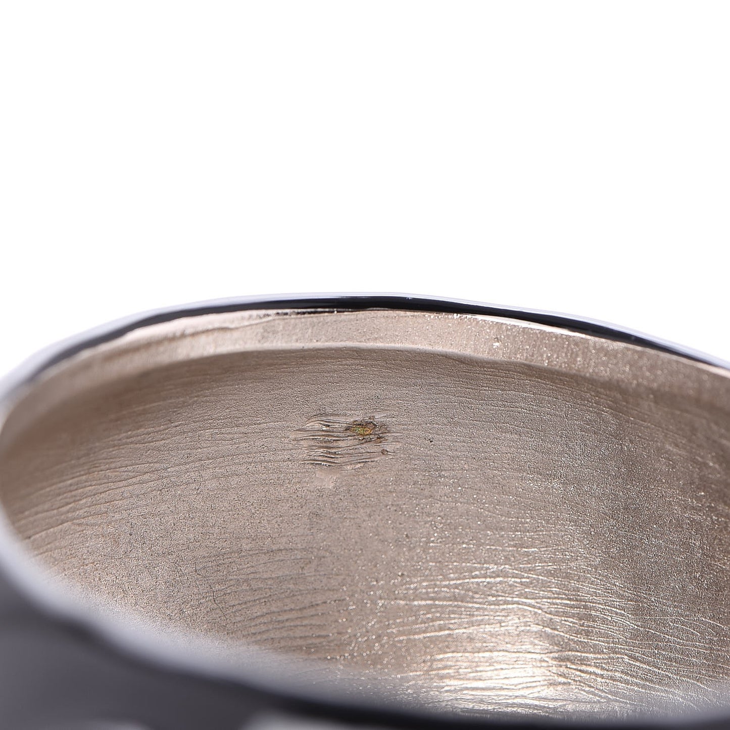 Enamel Studded CC Cuff Black