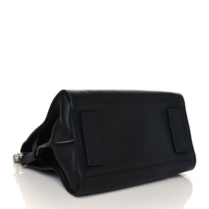 Saint Laurent Grained Calfskin Small Supple Sac De Jour Duffle Black 4 of 9