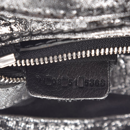 Chloe Metallic Pebbled Lambskin Small Paddington Satchel Silver 7 of 7