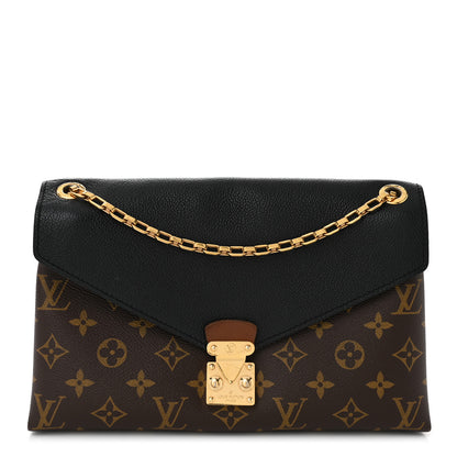 Louis Vuitton Monogram Pallas Chain Black 1 of 9