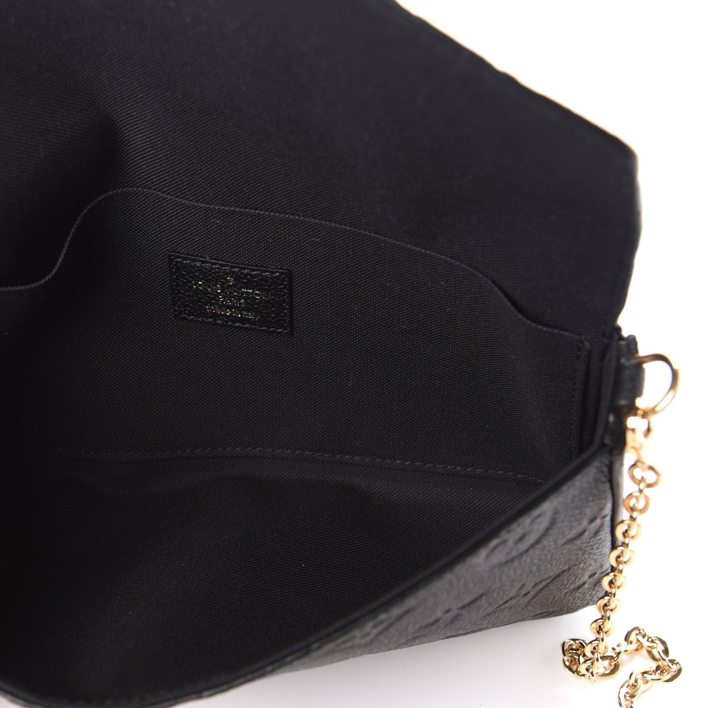 Empreinte Pochette Felicie Chain Wallet Black