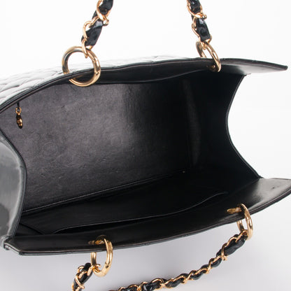 Chanel Patent Grand Shopping Tote GST Black 5 of 8