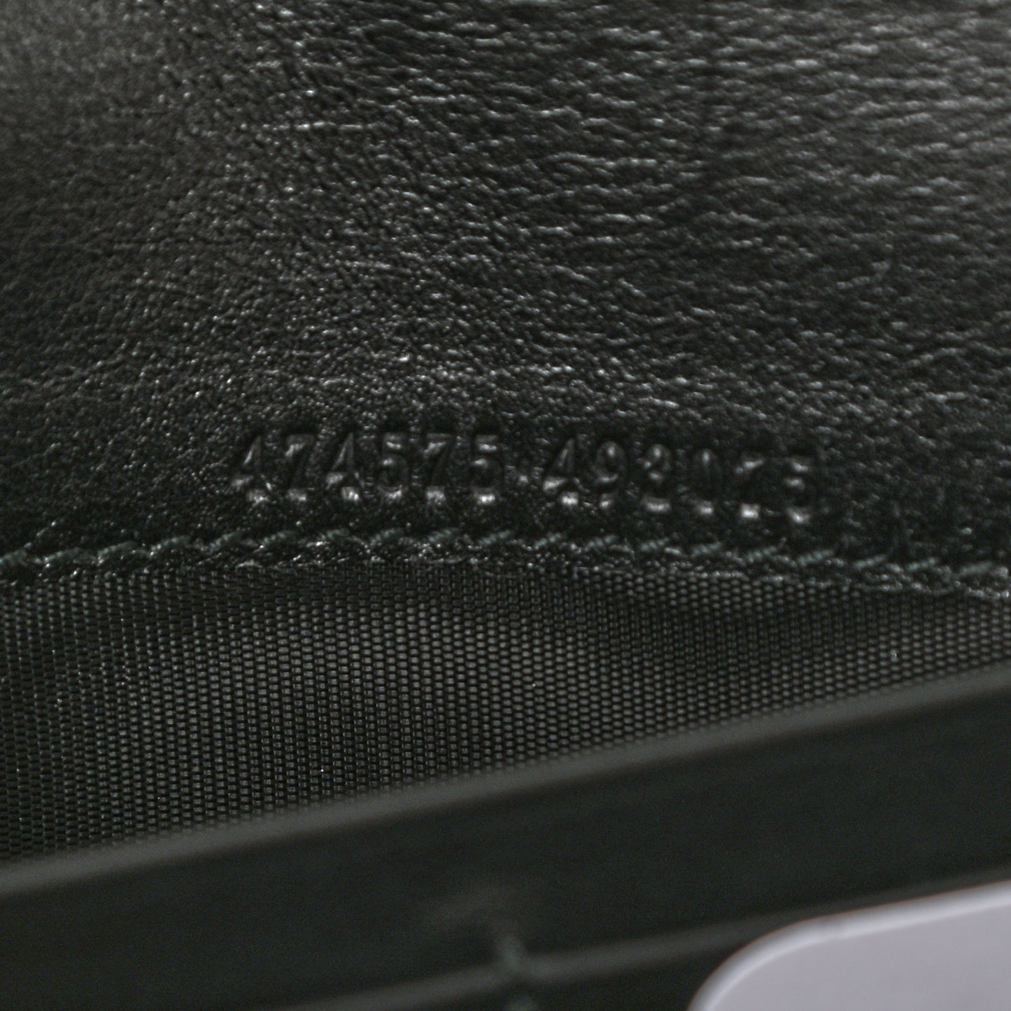 Calfskin Matelasse GG Marmont Chain Wallet Black