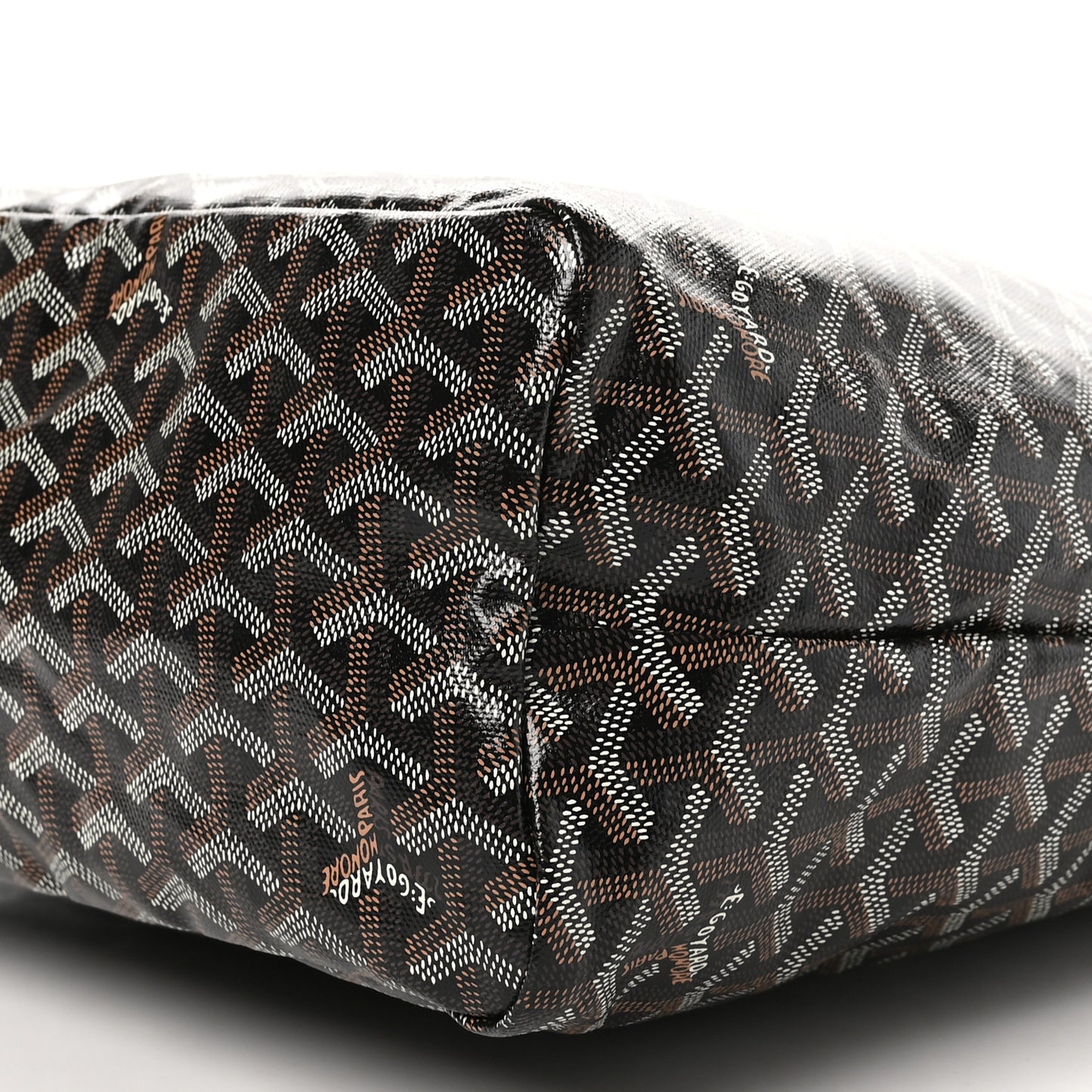 Goyardine Boheme Hobo Black Gold