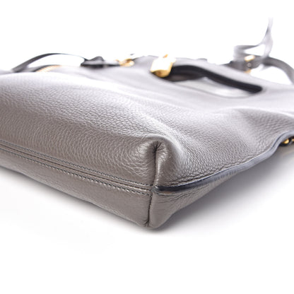 Tom Ford Grained Calfskin Alix Shoulder Bag Graphite 10 of 12