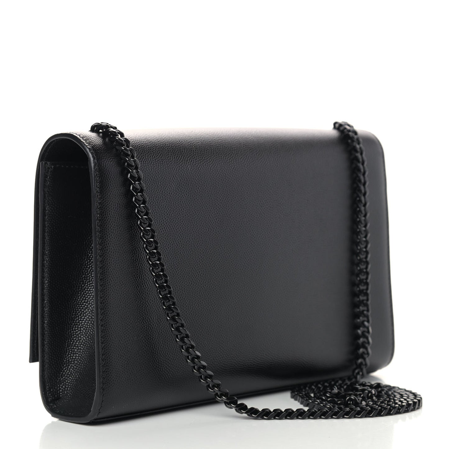 Grain De Poudre Medium Classic Monogram Kate Satchel Black