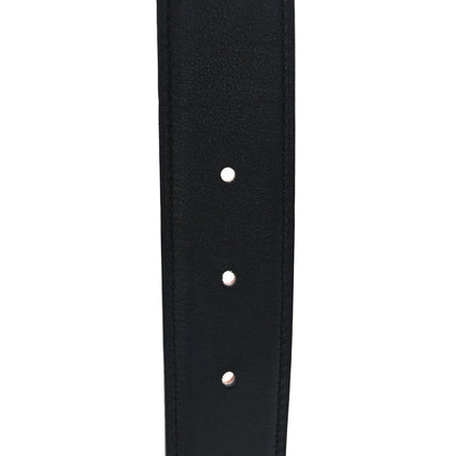 Hermes Swift Epsom 32mm Belt Strap 100 40 Black Feu 5 of 6