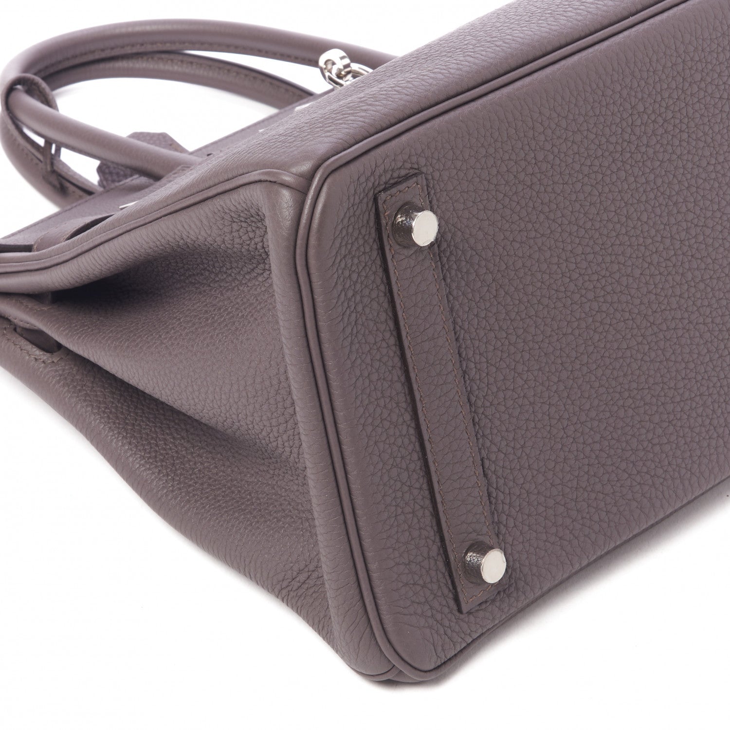 Hermes Togo Birkin 30 Etain 8 of 31