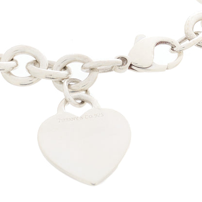 Tiffany Sterling Silver Heart Tag Charm Bracelet 3 of 3
