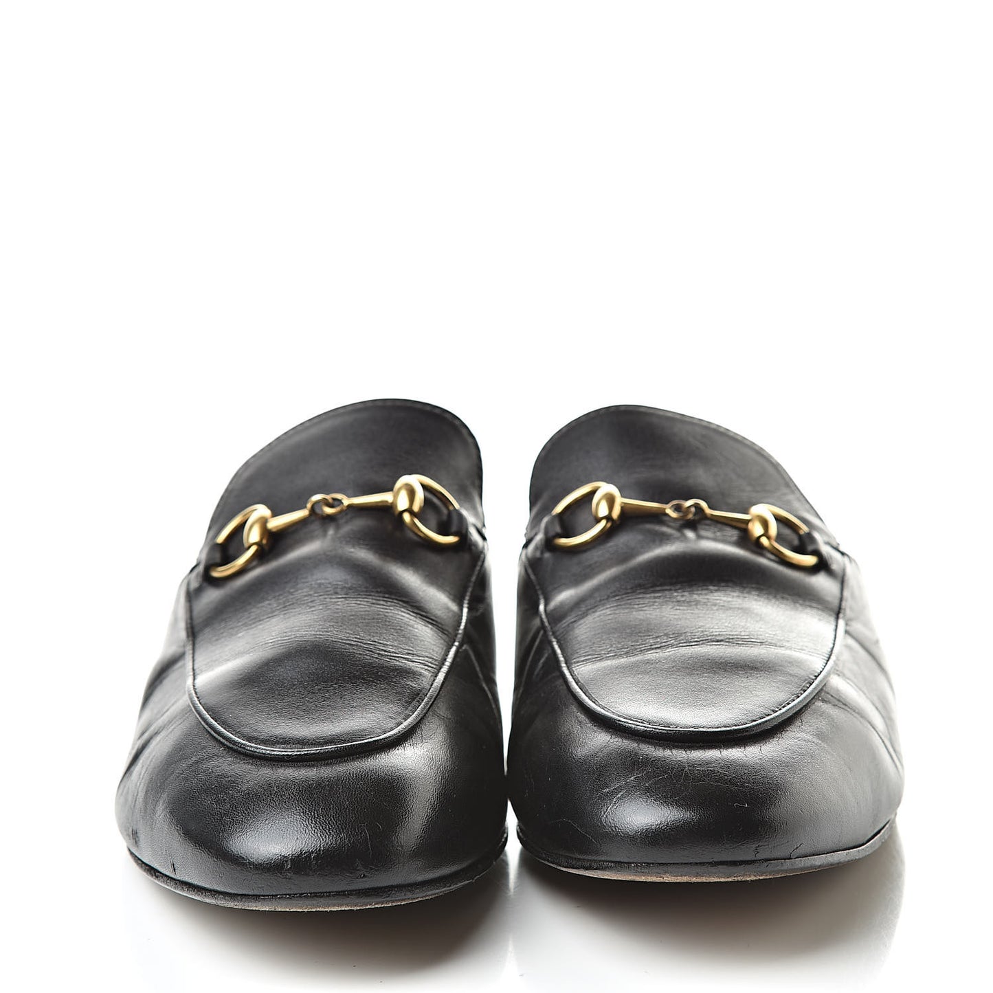 Calfskin Womens Princetown Slippers 37.5 Black
